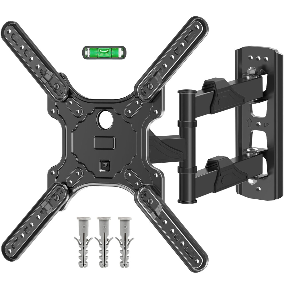Elived Tv Wall Bracket For Most 26-60 Inch Tvs, Tilt And Swivel Wall Mount For Flat Or Curved Tvs With Vesa 100X100-400X400mm Up To 35Kg, Full Motion 5005304499609