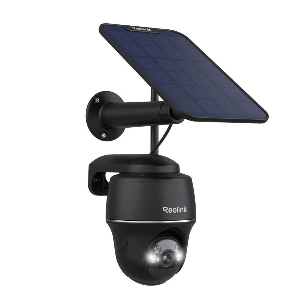 Reolink Security Camera Outdoor Wireless, Argus Pt 5Mp+Solar Panel With 360 Pan-Tilt View, 2K Night Vision, 2.4/5Ghz Wifi, Solar Security Camera Wit 89910030