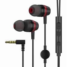 Wired Earbuds with Mic, Volume Control & Magnetic Design — Deep Bass, Noise Isolating, 3.5mm Jack for Phone/Android/PC, compatible with iPad/MP3