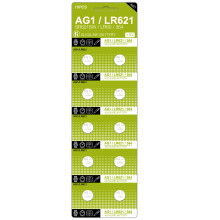 AJ Star 10 PCS SR621SW AG1 364 363 LR621 1.55V Button Cell Watch Batteries