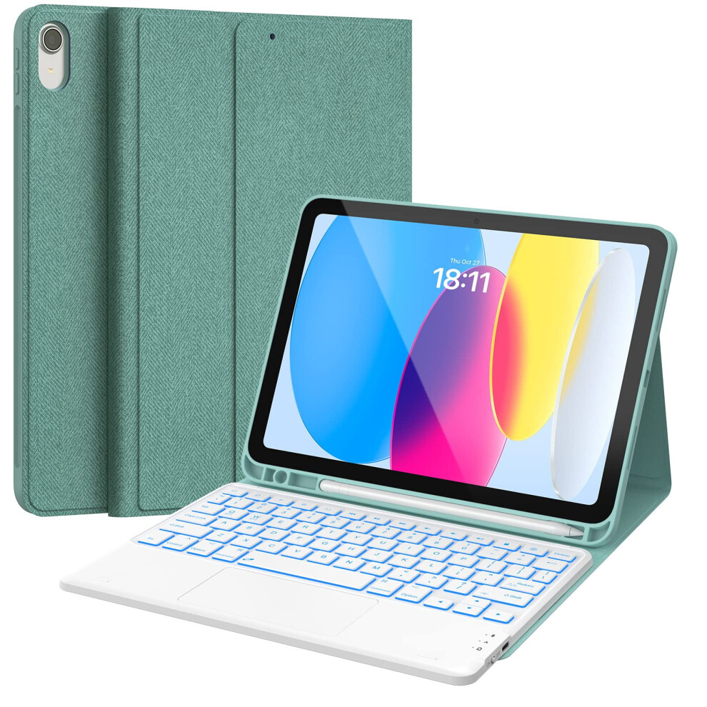 Ipad 10Th Gen Keyboard Case With Backlight & Trackpad 9104899490216