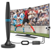 CNMTCCO Indoor TV Aerial with 250+ Miles Range, 4K 1080P HDTV Aerial Ultra for All TVs