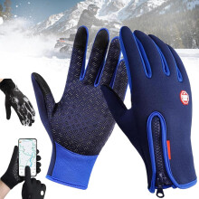Ultieme water- en winddichte thermische antisliphandschoenen, outdoor winterhandschoenen met touchscreenbediening voor hardlopen en wandelen.