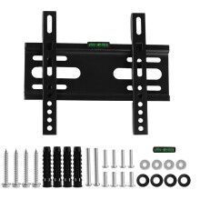 1 SetTV Wall Bracket for 17-42 Inch TVs, TV Wall Mounts for 14-42" LED/LCD/OLED Flat & Curved TVs, Adjustable Universal TV Brackets, Wall Bracket for