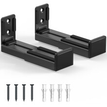 Universal Soundbar Wall Mount Bracket - Speaker Wall Mount, Adjustable Depth 9-15.4cm (3.5-6.1 Inches), Holds up to 15kg (33 lb), Sound Bar Mounting