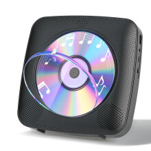 Gueray Desktop CD Player Bluetooth CD Players with Speakers for Home 1800mAh Rechargeable Battery Portable CD Player with AUX USB Headphone Jack FM R