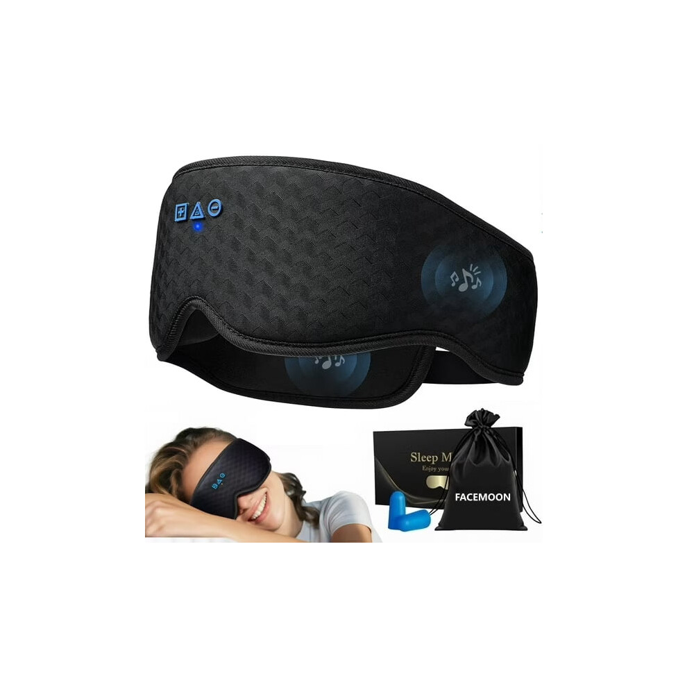 Sleep Mask with Bluetooth 5.4 Headphones â Detachable 3D Eye Cover, Zero Eye Pressure