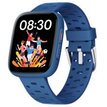 BIGGERFIVE Kids Smart Watch No Phone Needed, 1.8" Amoled Fitness watch Pedometer, Heart Rate, Sleep Tracker, 30m Waterproof, Step Counter, Puzzle Gam
