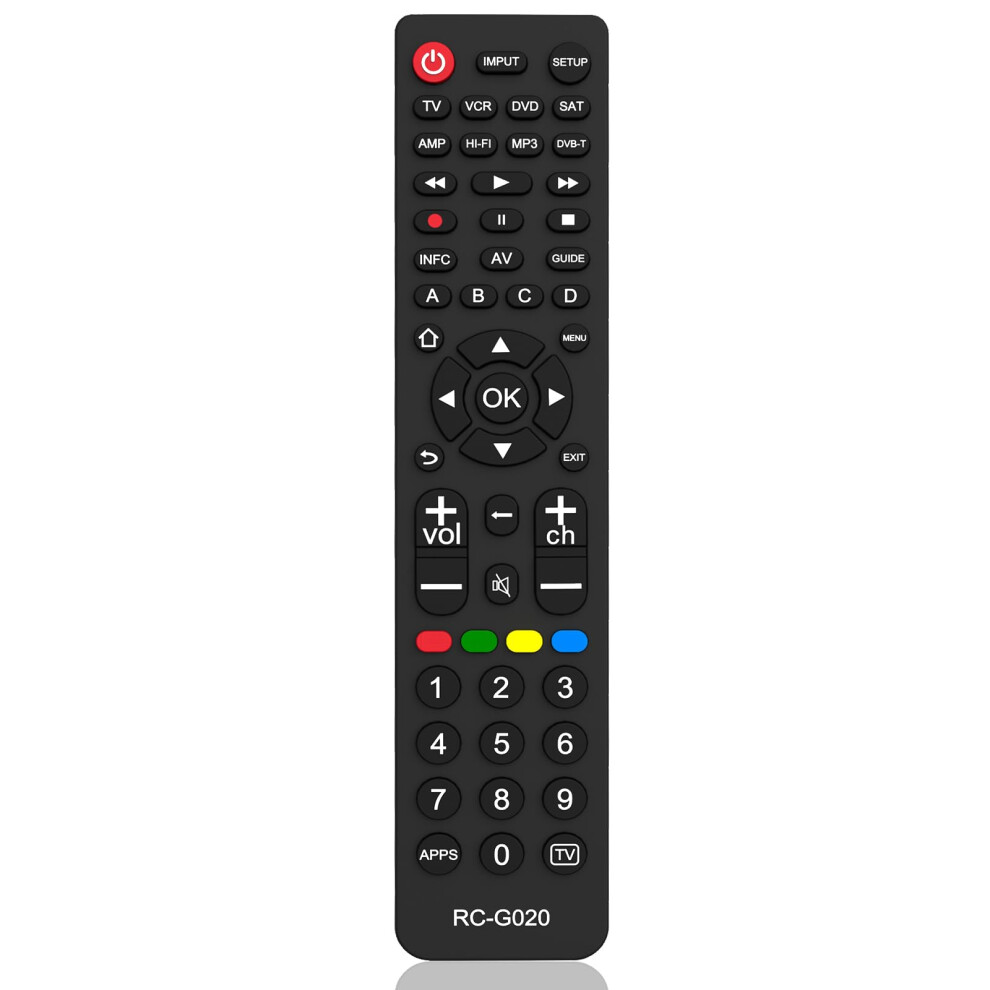 Universal Tv Remote Control For All Brands Of Tv, Universal Remote Control For Dvd And More 8 Devices 5001774134057