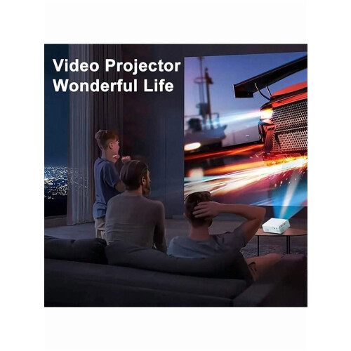 Μίνι φορητός προβολέας 1080p HDMI USB 2