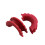 4 PCS Shackle Protector D Ring Cover Isolator Off-road Vehicle Accessory Bumper Red 3