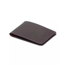 Bellroy Slim Wallet Low Down Charcoal Grey Brown Leather Australian US dollars