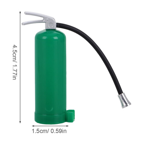 HEMOTON Fire Extinguisher Model Collectors Green Plastic 1 1