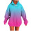 Women's Printed Long Sleeve Hooded Sweatshirt Regular Length 1
