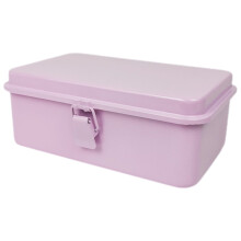 OUNONA Portable Metal Tool Box, Heavy Duty Storage Organizer for Car, Garage, Workshop, and Indoor Use