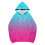 Women's gradient print hooded sweatshirt long sleeve 5