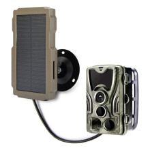 Solcellepanel for jaktkamera, 3000mAh solcellepanel med batterilading og roterende monteringsbrakett, for HC-300/HC-5550/HC-700/HC-801/HC-900 kameraer