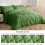 Full Size Comforter Set Green Pintuck Design 7-Piece 7