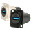2 buc Conector USB de tip pass-through, tip mamă-mamă, extensie USB 3.0 4