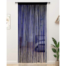 Beaded Curtain Beaded Curtains for Doorways Crystals Suitable for Interior Hanging Decoration and Partitions Closet Curtains (39"x110", Starry Blue)