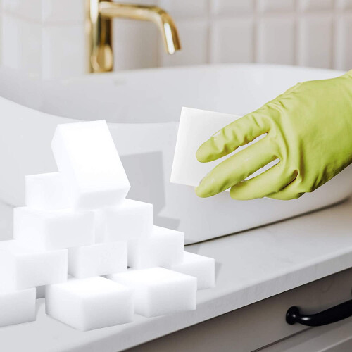 50 τεμάχια Magic Sponge Eraser Bulk – Καθαριστικό πολλαπλών επιφανειών για μπανιέρα, δάπεδο, 1