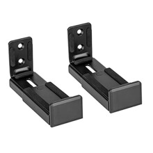 Beetronic Soundbar Bracket Wall Mount Adjustable Depth 15KG Universal Sound Bar Speaker Shelf 90 to 154mm Black