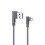 Juego de 3 cables de datos con conector micro USB en codo de 90 grados 7