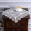 Vintage Lace Macrame Rectangle Tablecloth, Off-White, 43" x 3