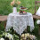 Vintage Lace Macrame Rectangle Tablecloth, Off-White, 43" x 2