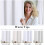 Faux Linen Blackout Curtains with White Lining, Grommet 5
