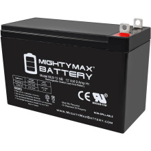ML9-12NB -12Volt9AH, svorka s maticemi a šrouby (NB), dobíjecí baterie SLA AGM