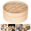 WSTEER bamboo steamer basket kitchen 1 set 5