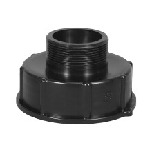 1 stuk duurzame watertankslangafvoeradapter van 3 inch naar 2 inch (grove schroefdraad naar fijne schroefdraad), vervangend ventielonderdeel voor