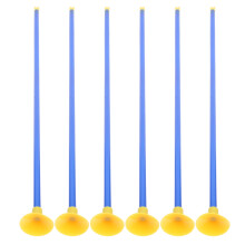 Set van 6 blauwe zuignap-pijlen voor kinderen
