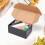 Caixas de envio de papelão ondulado preto, 9x6x4 polegadas, pacote com 6 unidades. 5