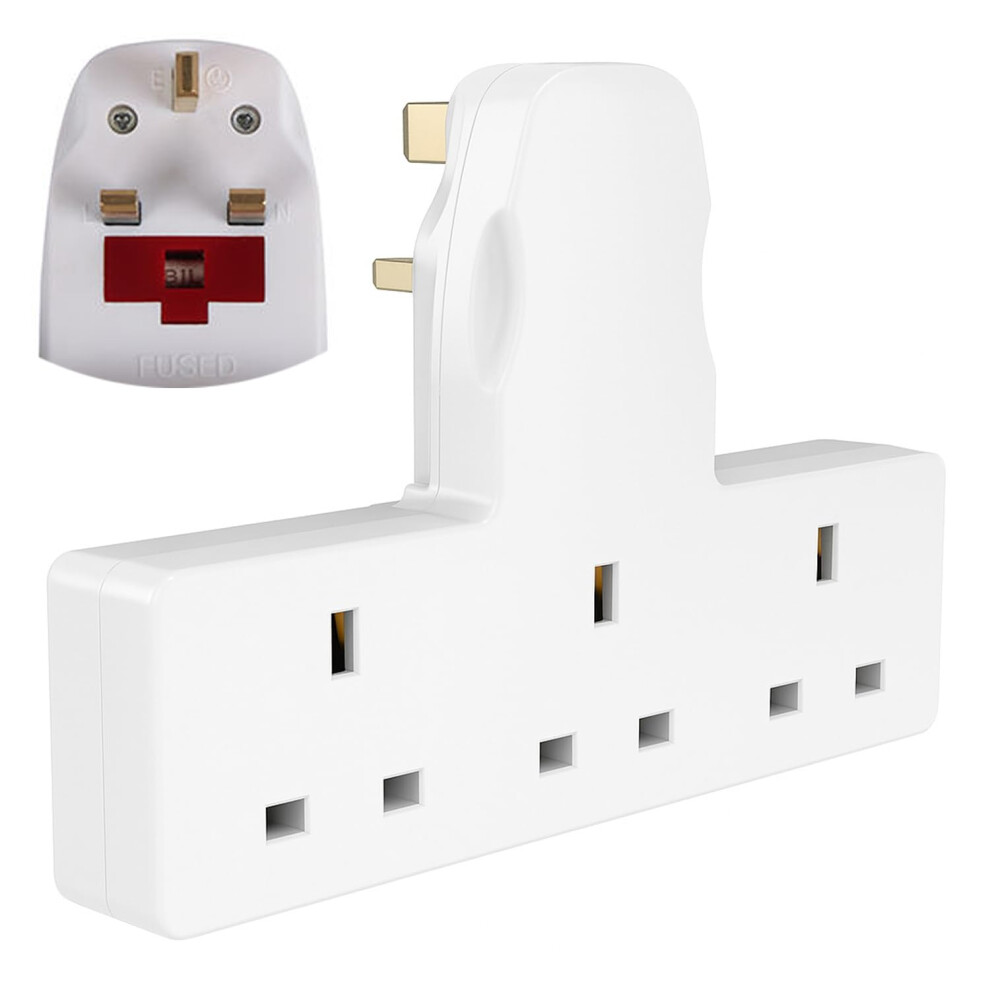 Plug Adapter,3 Way Plug Adapter Uk Multi Plug Adaptor,Surge Protector Extension 5070000891477