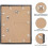Μαύρη κορνίζα φωτογραφιών 11x14 με HD Plexiglass 4