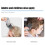 Pinfect3pcs Universal Barber Hair Clipper Limit Comb Guide Set Αντικατάστασης Κομμωτηρίου 3