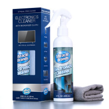 Screen Cleaner Spray With Microfibre Cloth (236ml) Screen Cleaner Spray and Wipe for TV, Laptop, Computer, Phone, iPad, Car Screen Cleaning Kit Elect