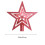 Christmas Star Tree Topper Red 5