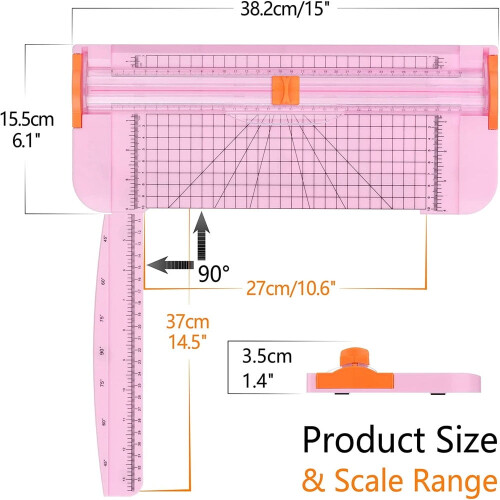 A4 Titanium Paper Trimmer with Side Ruler 2