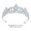 Corona da sposa con decorazioni di strass 2