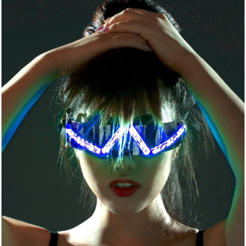 Gloiní Nollag Oíche Shamhna, Gloiní Soilsithe LED Gloiní Soilsithe LED Maisiúla Gloiní Soilsithe LED Ceallraí le haghaidh Cosplay Oíche 1