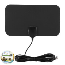 TV Aerial Indoor, Indoor TV Aerials with Strong Signal Uk, Digital Ariels for TVIndoor, for Freeview Channels - Ultra Thin TVAriels for Stronger Sign