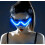 Gloiní Nollag Oíche Shamhna, Gloiní Soilsithe LED Gloiní Soilsithe LED Maisiúla Gloiní Soilsithe LED Ceallraí le haghaidh Cosplay Oíche 3