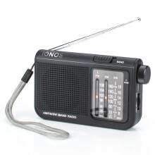Status IONOS Portable Mini Radio, FM/AM/SW, Pocket-Sized Handheld Radio with 3W Speaker, 4.5Hr Battery Life, Compact and Lightweight, Ideal for Trave