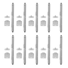 10Pcs/Lot Cabinet Glides Adapter Soft Closing System for Any Side Mount Drawer Sliding Buffer Damper Cupboard