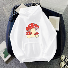 Niedliches Damen-Sweatshirt mit Kawaii-Pilz-Hoodie für Teenager-Mädchen