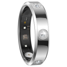 Smart Ring Ultra Narrow Fitness Rings Heart Rate Monitor Sleep Tracker Blood Oxygen Health Tracker Step Counter Calories Pedometer Waterproof Remote