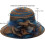 Γυναικείο καπέλο οργάντζα Kentucky Fascinator καπέλο κλος μπόουλινγκ για κοκτέιλ πάρτι 4